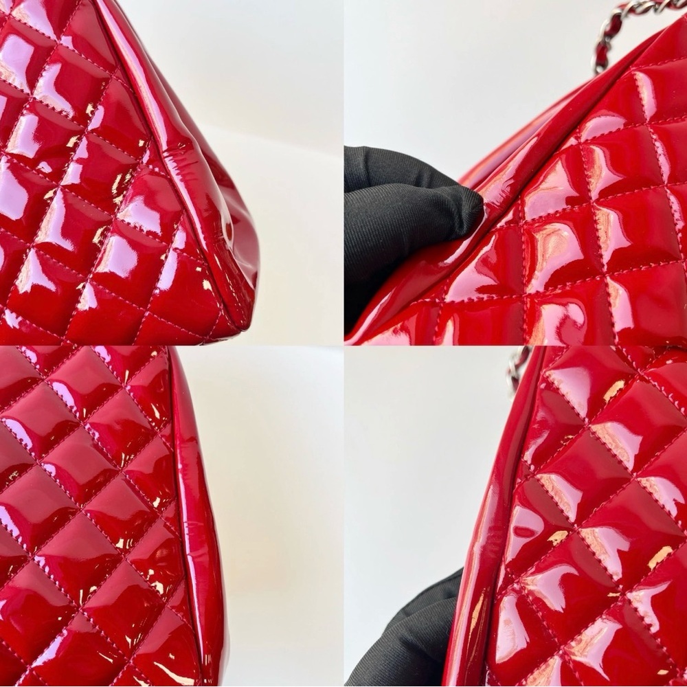 Chanel Mademoiselle Red Patent Leather Shoulder Bag - Vintage and EUC! - Picture 16 of 17